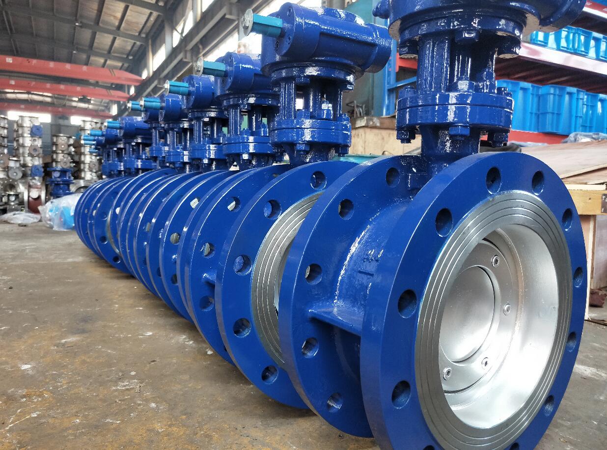 v&aacute;lvula de mariposa con brida de acero al carbono 