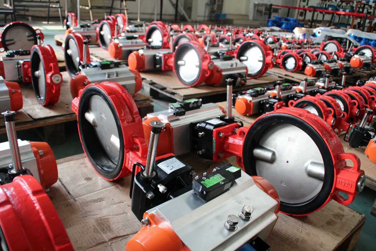 V&aacute;lvulas de mariposa tipo oblea de accionamiento neum&aacute;tico-v&aacute;lvula masoneilan1 