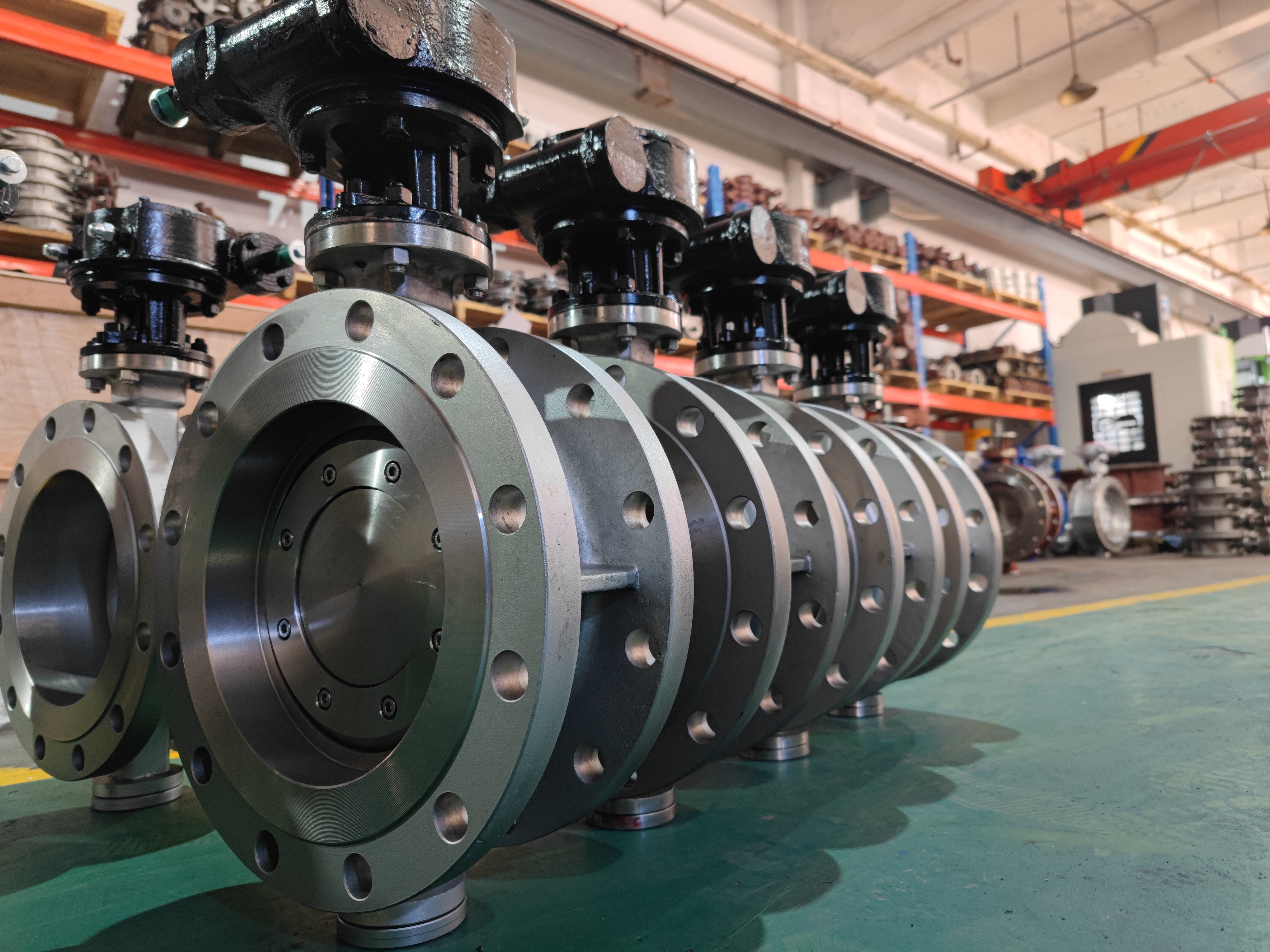 v&aacute;lvula de mariposa con brida central de tres exc&eacute;ntricas ss