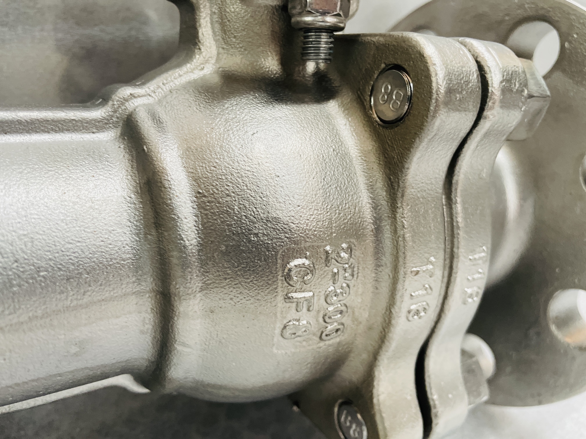 Vávula de bola del reborde del acero inoxidable de Q41F 300LB ISO5211 F05/07