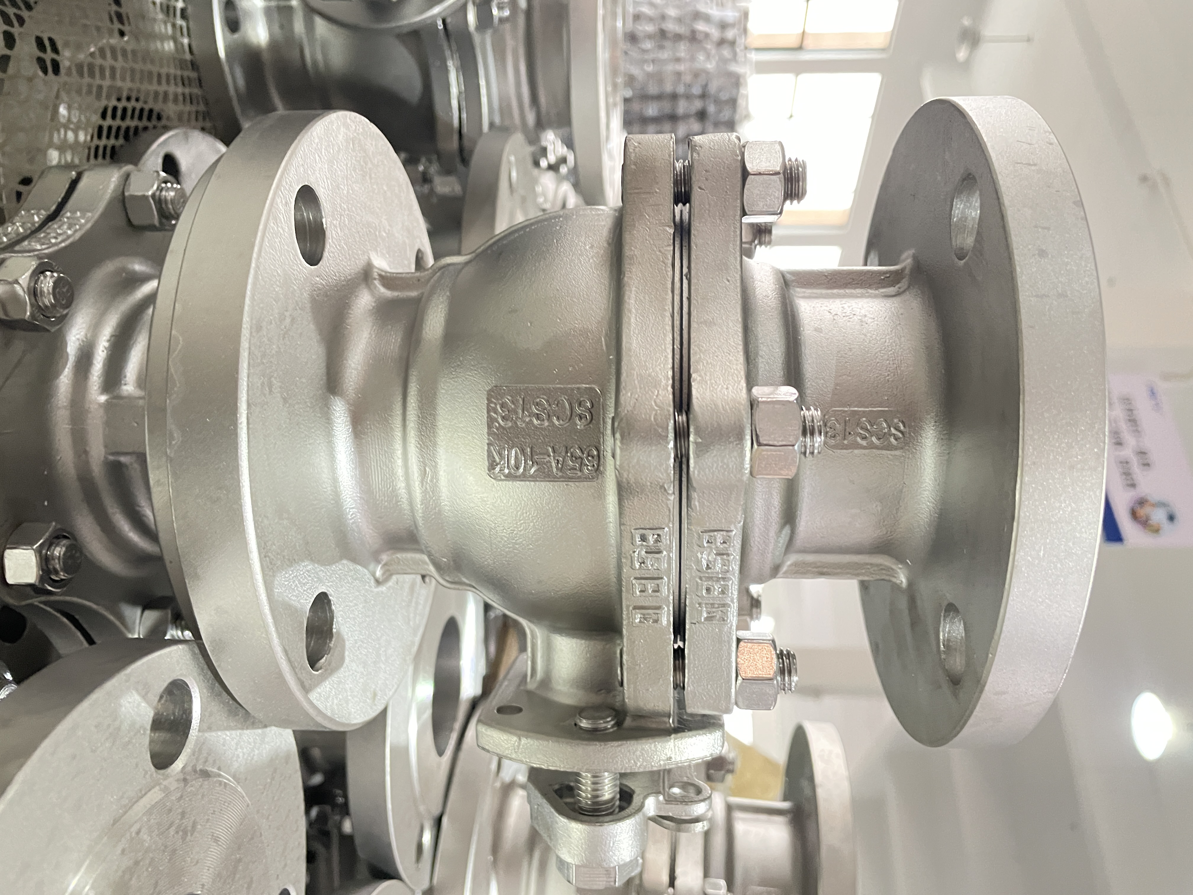 SCS13A SCS14A v&aacute;lvula de bola flotante de acero inoxidable