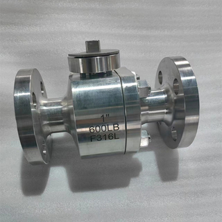 Válvula de bola de acero forjado con brida API6D de 2 piezas 