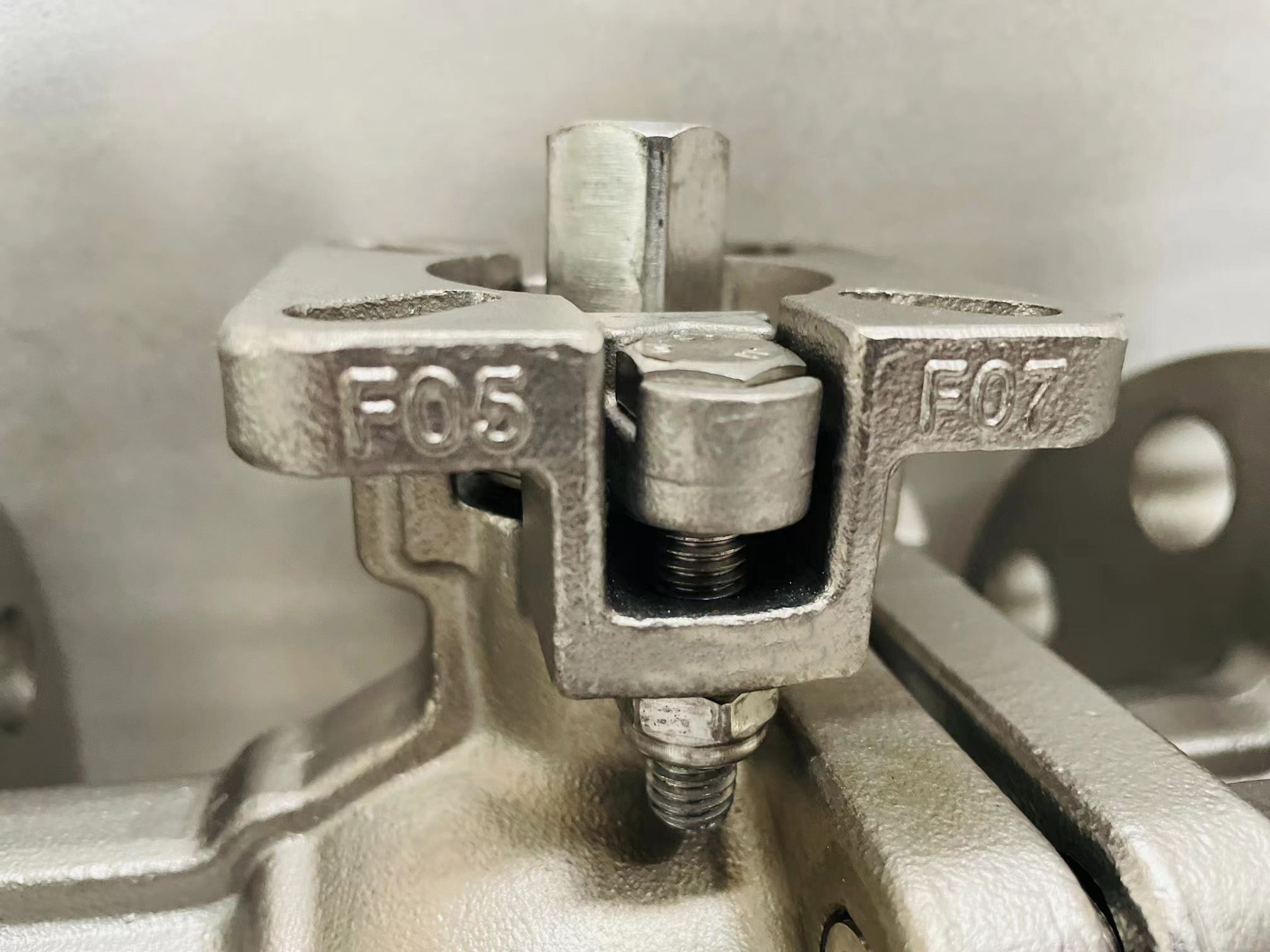 Vávula de bola del reborde del acero inoxidable de Q41F 300LB ISO5211 F05/07