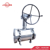 Válvula de bola criogénica con brida de muñón de 8 ' 900LB F304 3PC