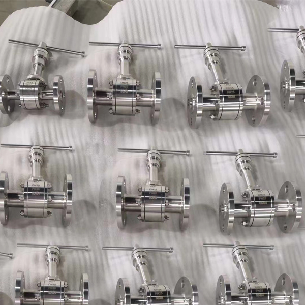 V&aacute;lvula de bola de paso total A105 con brida de acero forjado inoxidable