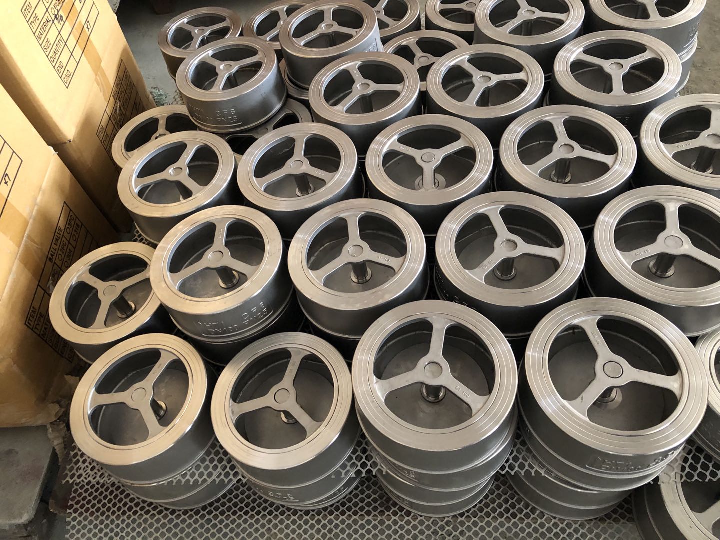 v&aacute;lvula de retenci&oacute;n de oblea 