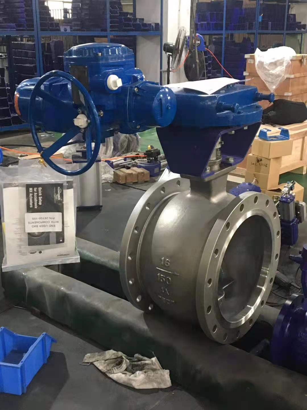 v&aacute;lvula de bola tipo V de acero inoxidable-v&aacute;lvula masoneilan