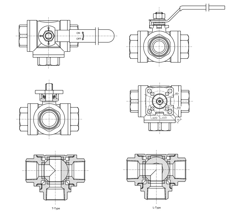 DE BOLA DE 3 V&Iacute;AS V&Aacute;LVULA MASONEILAN