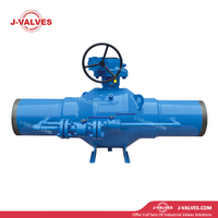 Válvula de bola totalmente soldada de acero forjado con mangas