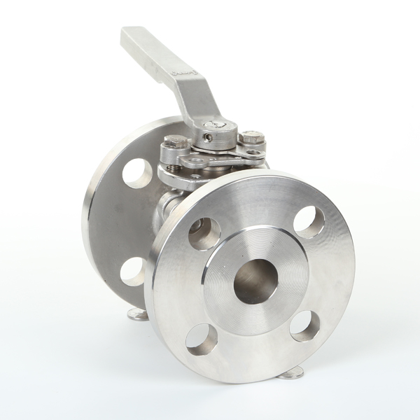 Válvula de bola de acero inoxidable con brida flotante JIS10K con plataforma de montaje ISO5211
